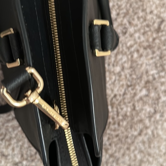 Michael Kors dark navy blue bag with detachable strap. No odors, clean inside. - Picture 10 of 11